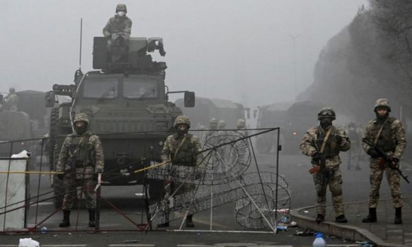 NATO saldırıları karşısında Kazakistan komşularından yardım aldı!