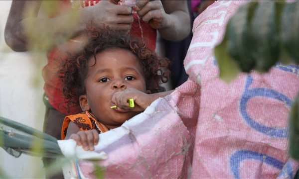 BM: Yemenliler, ağaç yaprakları yiyerek hayatta kalmaya çalışıyor
