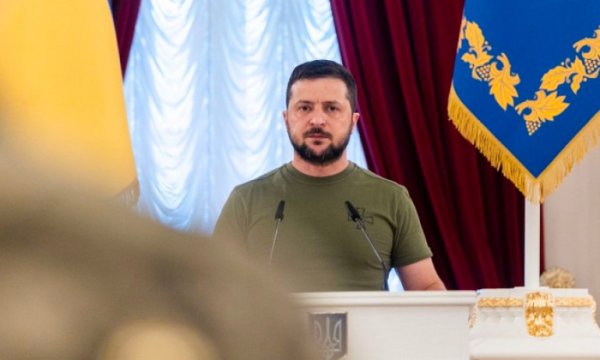 Siyonist kardeşlerin arası açılıyor...Zelenskiy İsrail'i bombardımana tuttu