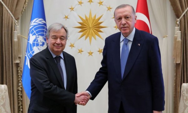 Erdoğan, BM Genel Sekreteri Guterres ile görüştü