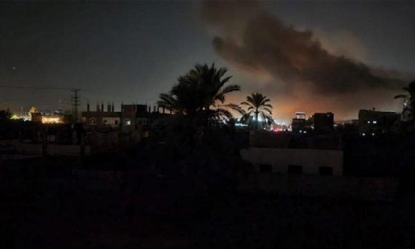 İsrail'den Gazze'ye hava saldırısı