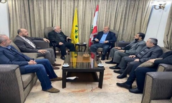 Hamas heyeti, Hizbullah'ın Filistin işleri direktörü ile görüştü