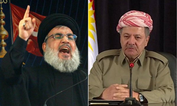 Seyyid Hasan Nasrallah'tan Mesut Barzani’ye uyarı