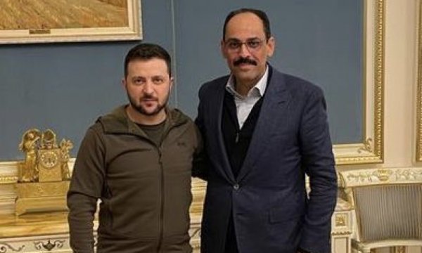 Kalın'dan Kiev'e ziyaret