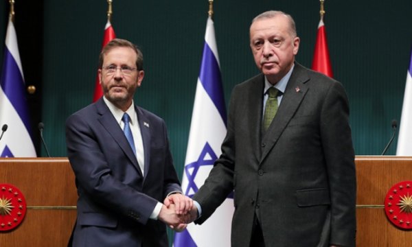 Erdoğan, Siyonist Herzog ile görüştü