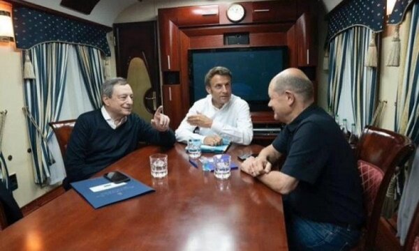 Fransa, İtalya ve Almanya liderleri Kiev'de