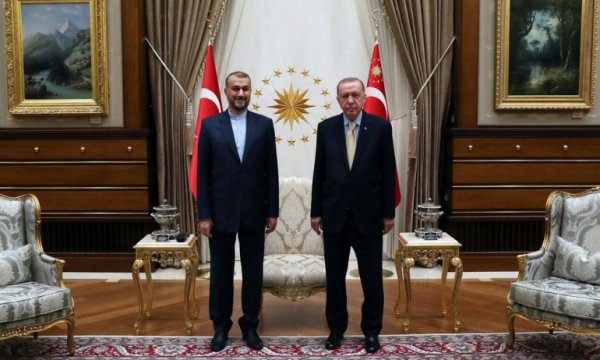 Emir Abdullahiyan, Erdoğan ile bir araya geldi