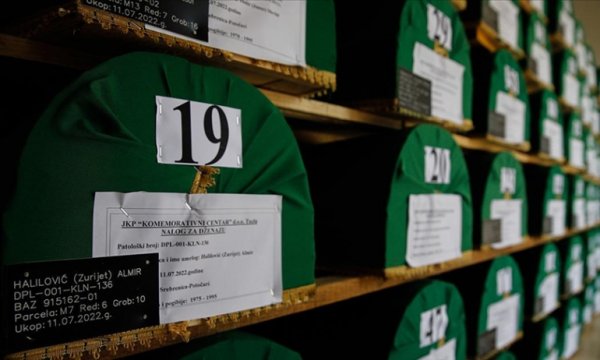 Srebrenitsa soykırımının bu yıl defnedilecek 50 kurbanının cenaze işlemleri tamamlandı