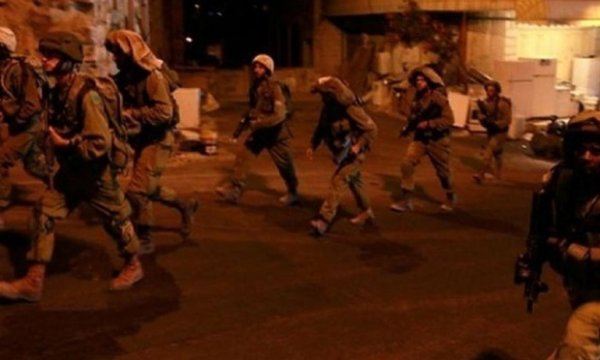 Siyonist İsrail ordusu yine Batı Şeria'ya saldırdı