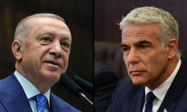 Siyonist başbakan Lapid ve Cumhurbaşkanı Erdoğan, New York'ta görüşecek