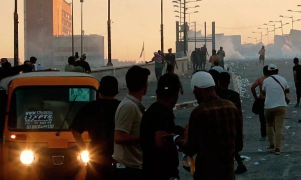 Bağdat'ta Sadr yanlıları yeniden Yeşil Bölge'ye girmeye çalışıyor
