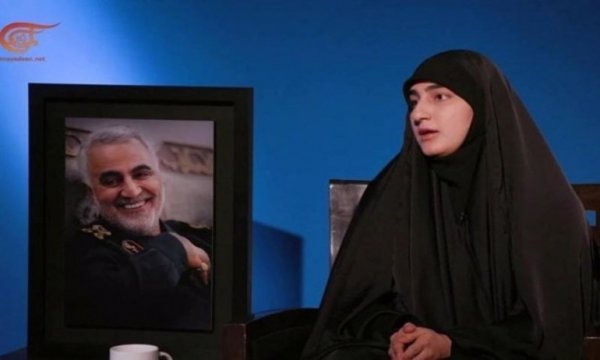 Kasım Süleymani’nin kızı Amerika’ya seslendi: İntikam yakın, bizi bekleyin!