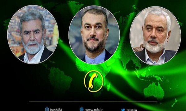Emir Abdullahiyan Filistin direniş gruplarının liderleriyle görüştü