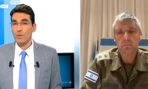 Fransız televizyonunda İsrail ordu sözcüsü canlı yayından alındı