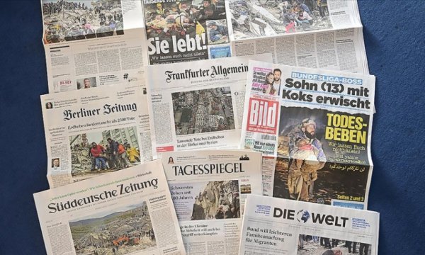 Avrupa medyası Kahramanmaraş merkezli depremlere geniş yer ayırdı