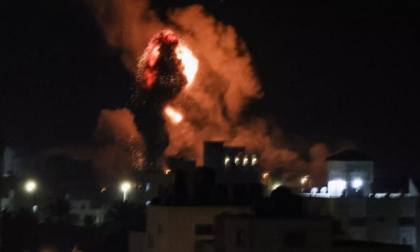 İsrail'den Gazze'ye hava saldırısı