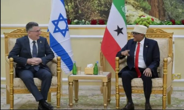 Katil İsrail'den Somaliland'a ziyaret 