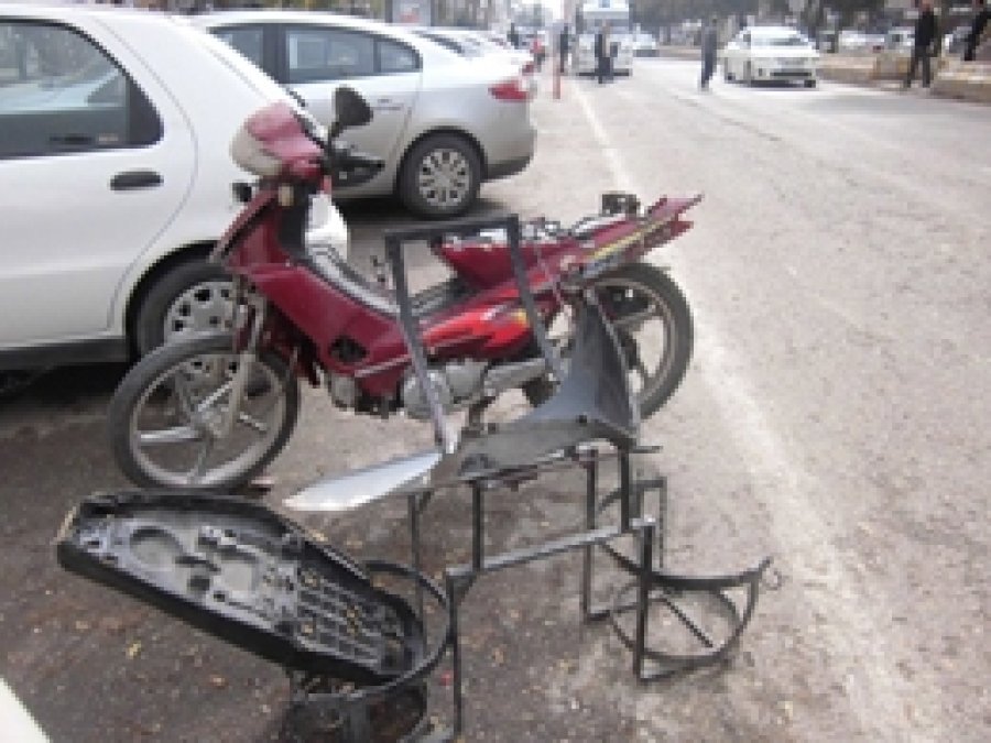 Tüpçü Motosikleti Kaza Yaptı: 1 Yaralı