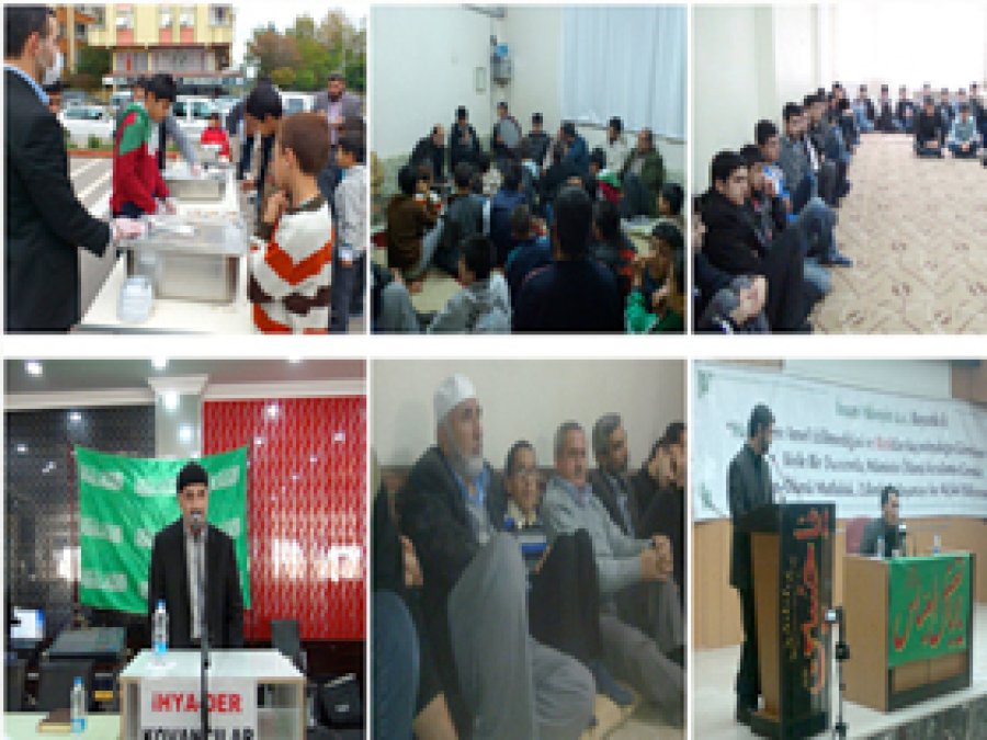 Hz. Hüseyin Elazığ, Malatya, Adıyaman ve Antep'te Anıldı