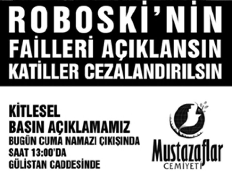 Mustazaflar'dan 'Roboski' Açıklamasına Davet