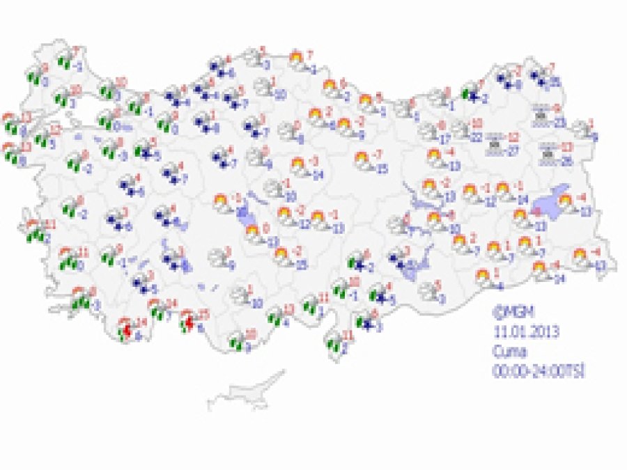 Kuvvetli Buzlanma ve Don Olayı Uyarısı