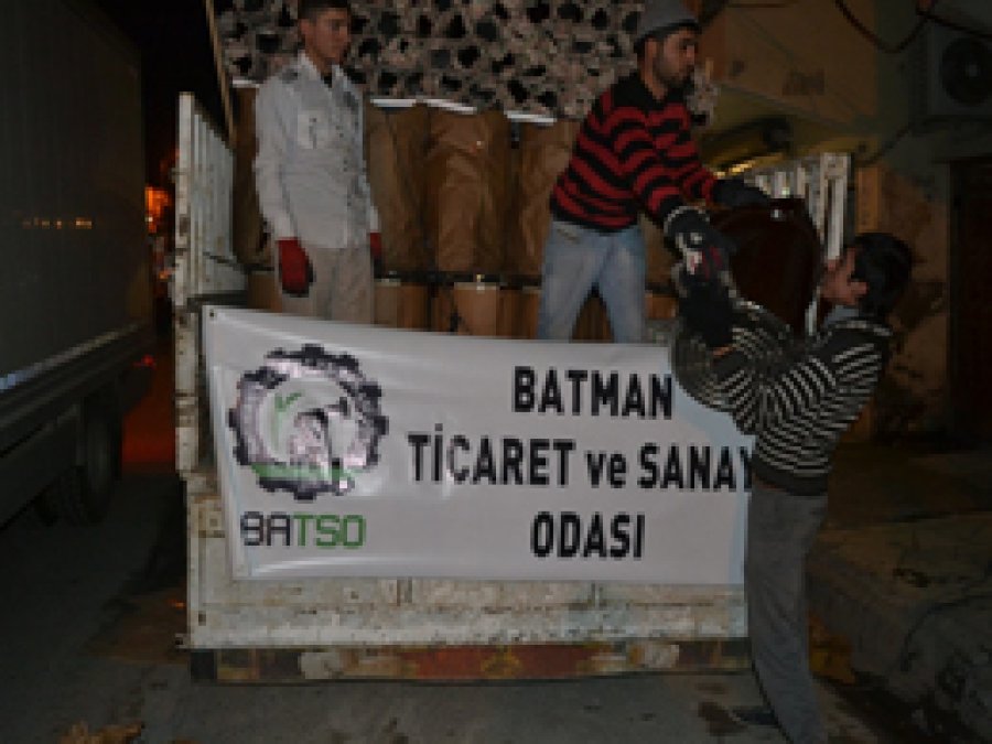 BATSO'dan Suriyeli Mültecilere yardım