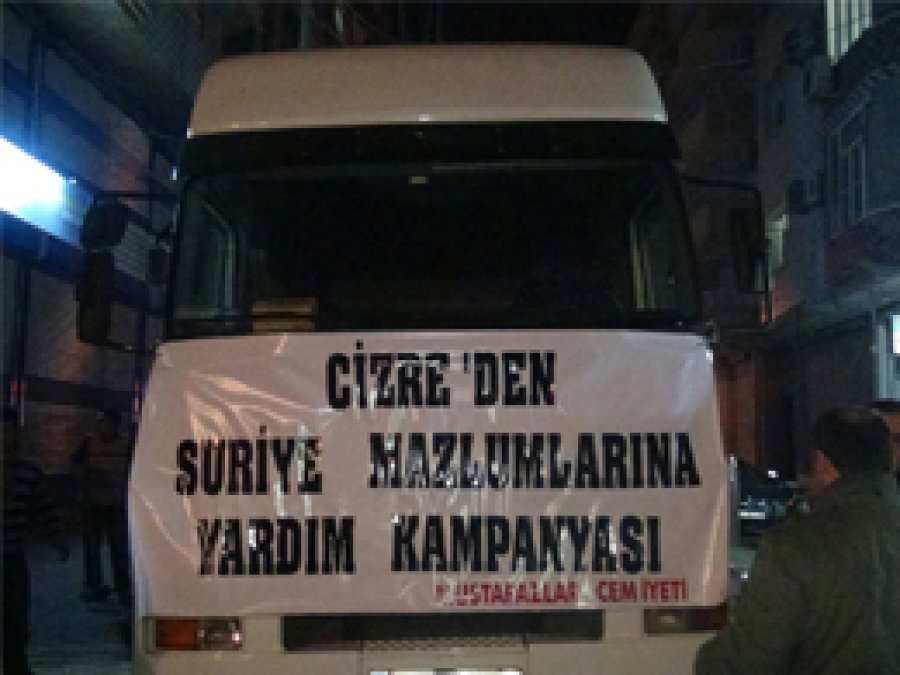 Suriyeliler için Bir TIR Yardım Malzemesı Yola Çıktı