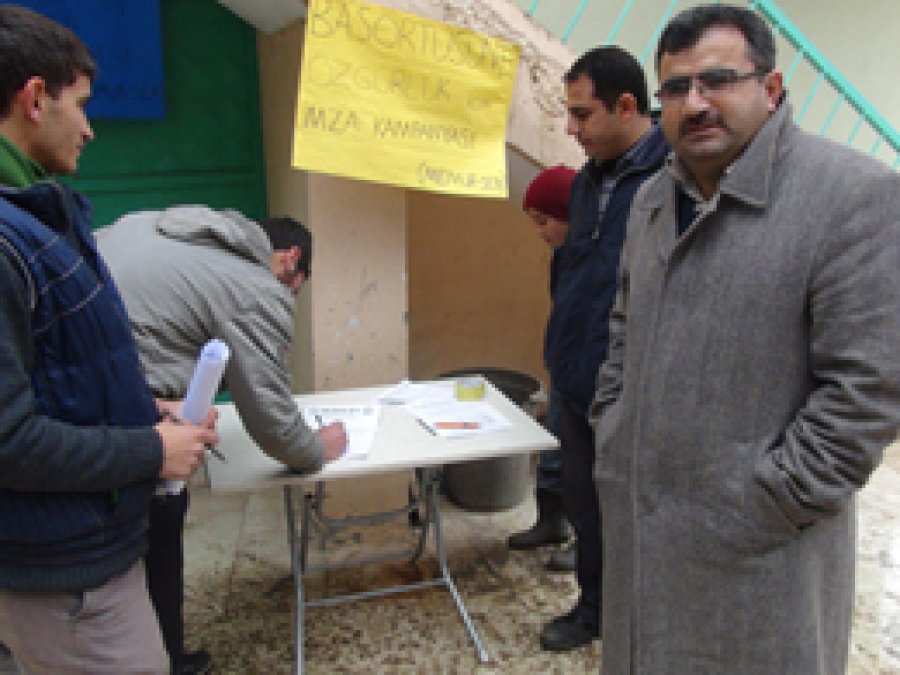 Mazıdağı'nda İmza Kampanyasına Büyük Destek