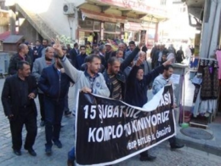 BDP Yürüyüşü Bitlislilerden Destek Görmedi