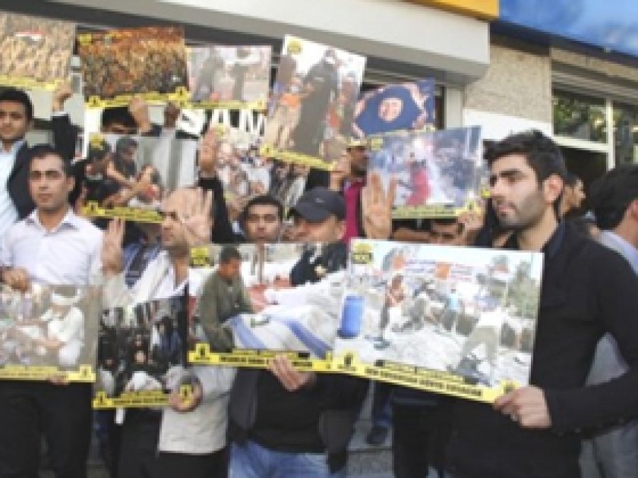 Diyarbakır'da Mısır Protestosu