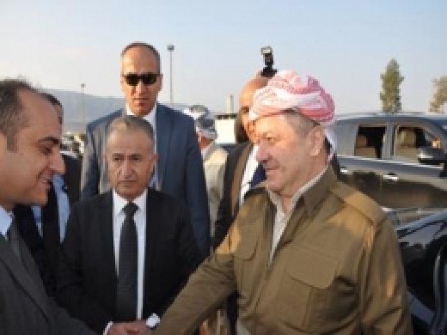 Barzani Habur'dan Giriş Yaptı