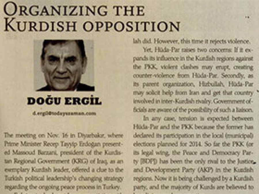 Today’s Zaman’da HÜDA PAR Analizi