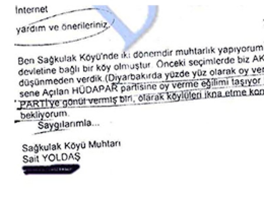 HÜDA PAR'a Karşı AKİM'den Yardım İstedi