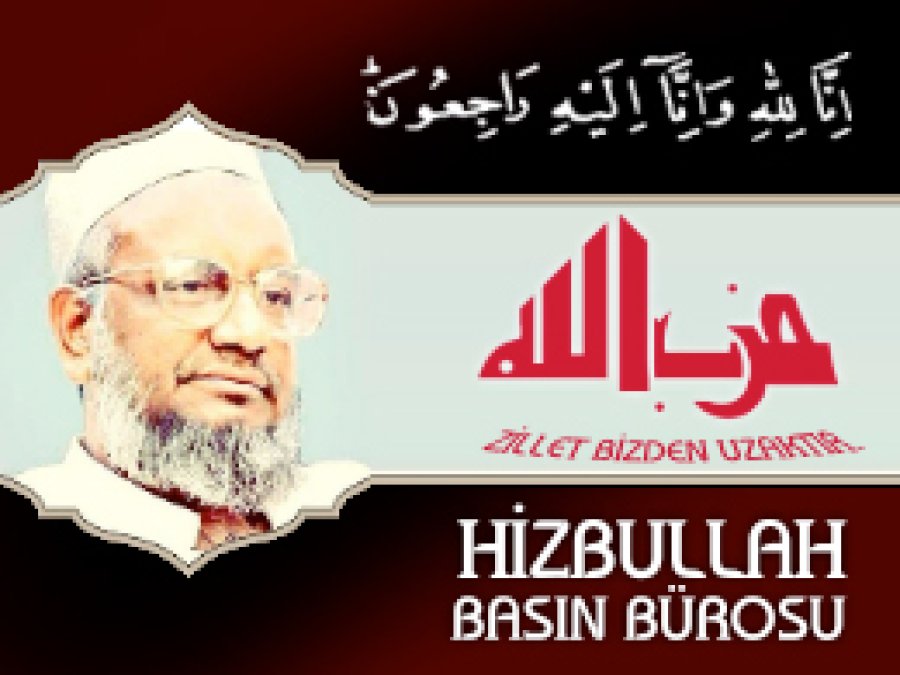 Hizbullah Cemaati'nden Taziye Mesajı