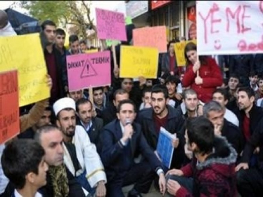 Silopi'de Termik Santral Protestosu