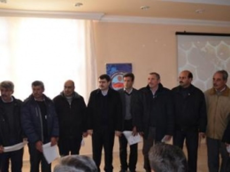 Malatyalı Arı Yetiştiricilerine Sertifikaları Verildi