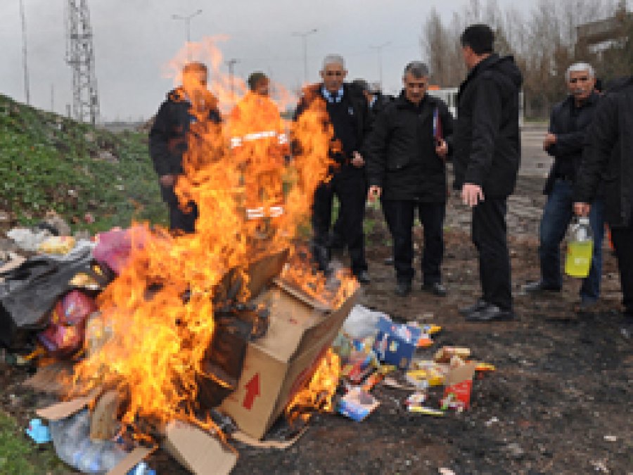Son Kullanma Tarihi Geçmiş Ürünler İmha Edildi