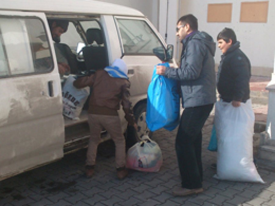 Ercişli Öğrenciden Suriyeliler için Yardım Kampanyası