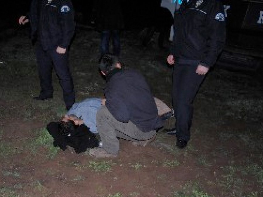 Viranşehir'de Polis Aracı Devrildi