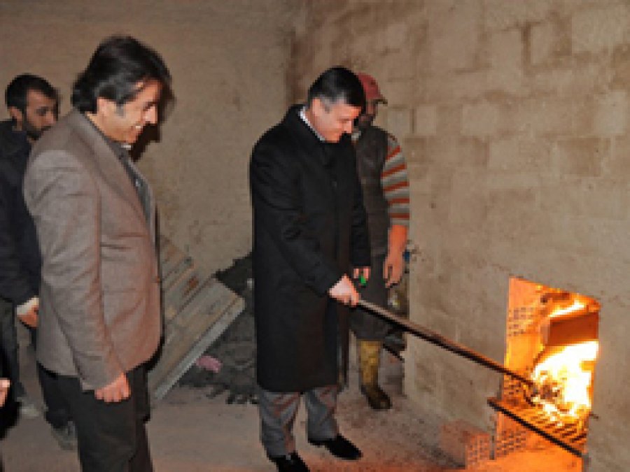 Tuğla Fabrikası'nın Ateşini Vali Arslan Yaktı