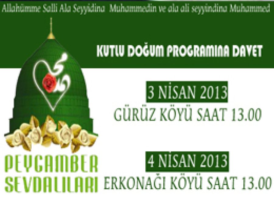 Siverek'te Kutlu Doğum Programları 