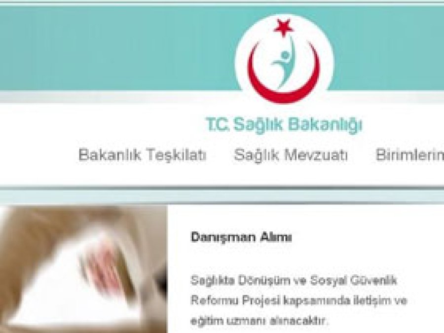 Sağlık Bakanlığı Sitesine 'T.C.' İbaresini Eklendi
