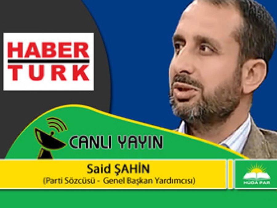 Şahin, Haber Türk'te Soruları Yanıtlayacak