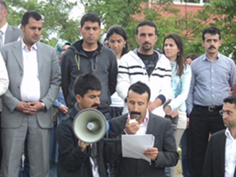 Reyhanlı Saldırısı Gercüş'te Protesto Edildi