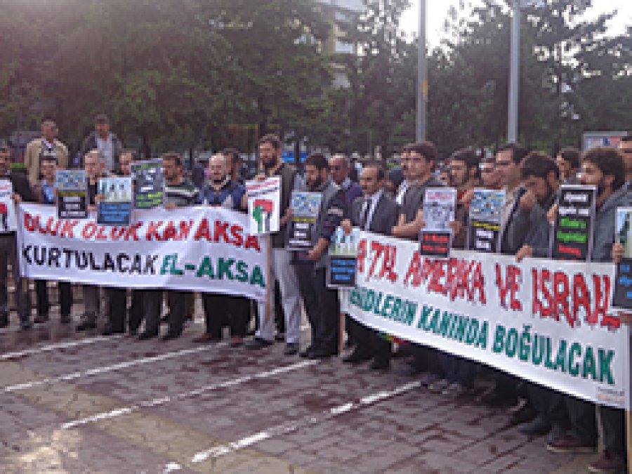 Sakarya'da 'Nakba Günü' Protestosu 