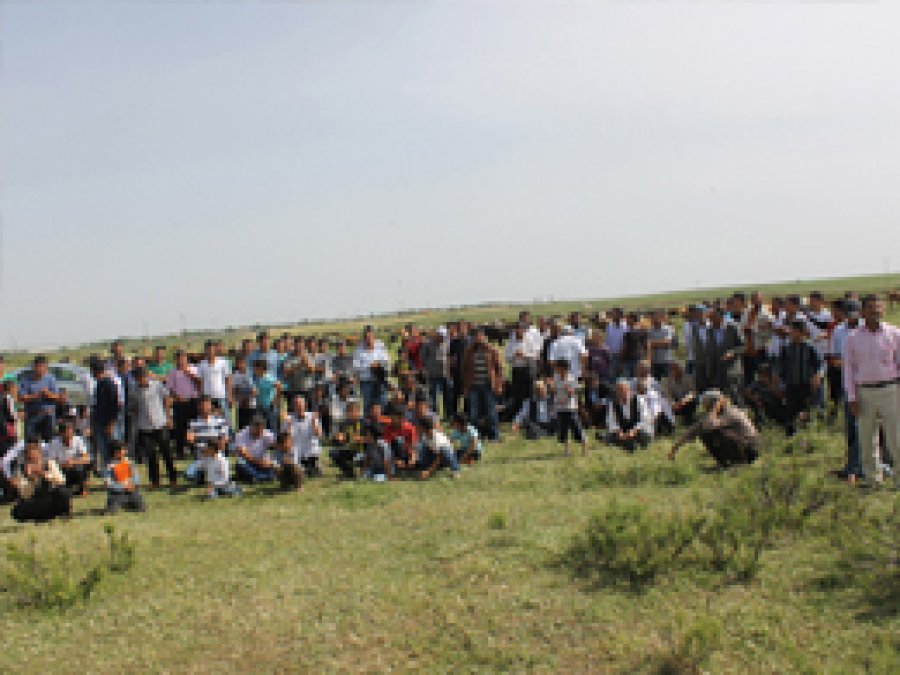 Bismil'de Kum Ocağı Protestosu 