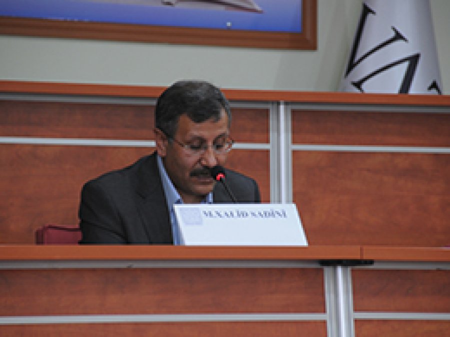 Kürt Edebiyatçı M. Xalid Sadini'den Konferans