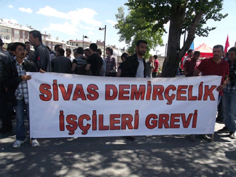 Sivas'ta İş Bırakma Eylemi