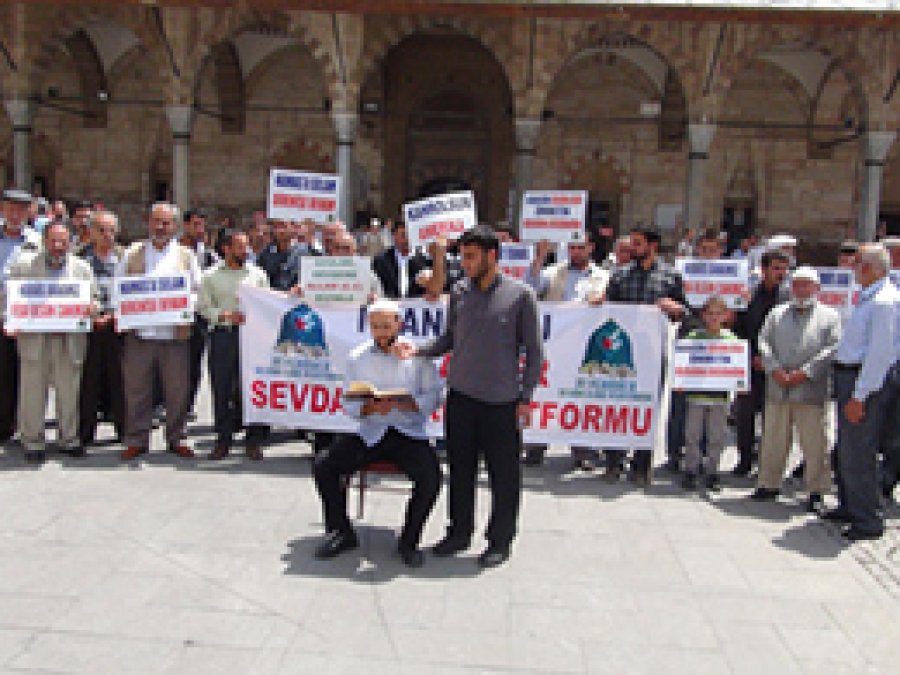 Konya'dan Dünya Kudüs Yürüyüşü'ne Destek