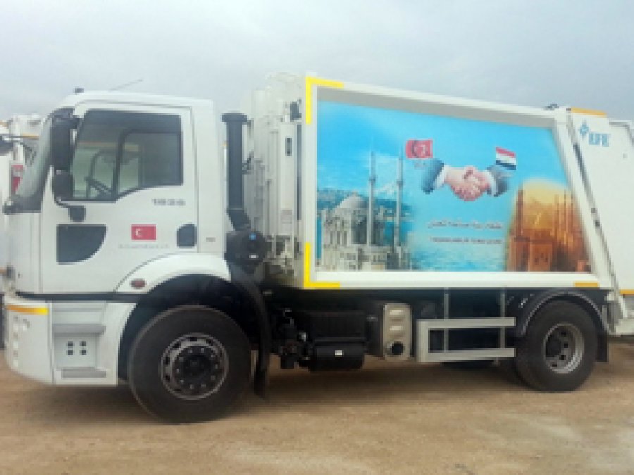 Mısır'a 150 Çöp Kamyonu Hibe Edildi